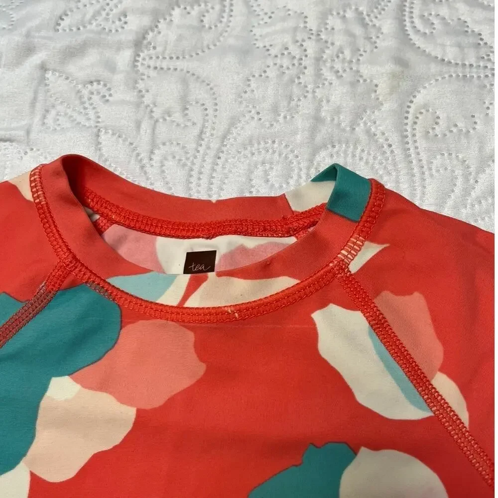 Tea Collection Rash Guard Swim Suit Size 2 - Picture 4 of 8
